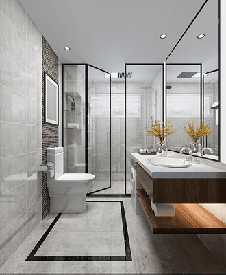 Spa-Inspired Bathroom